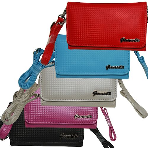 Purse Handbag Case for the Samsung ST600 with both a hand and shoulder 