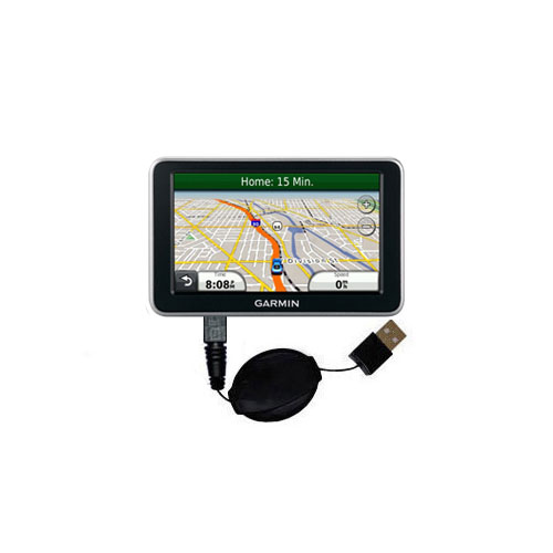 USB Power Port Ready retractable USB charge USB cable wired specifically for the Garmin Nuvi